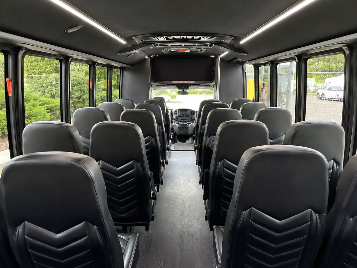 18 passenger minibus inside