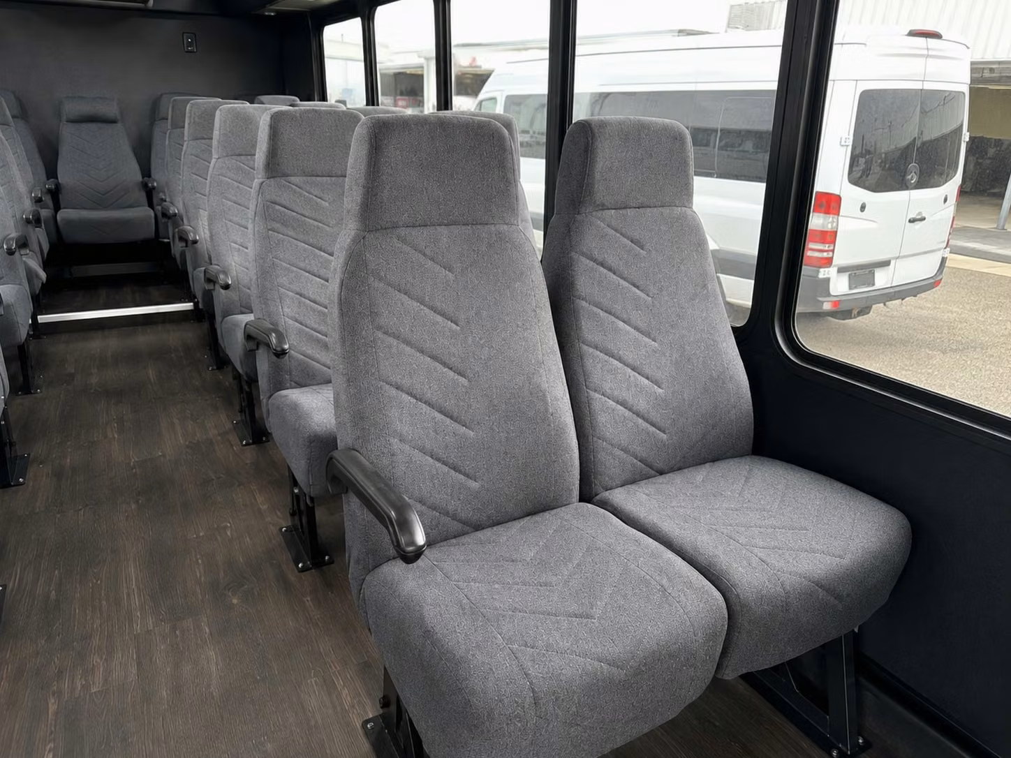 18 passenger minibus interior