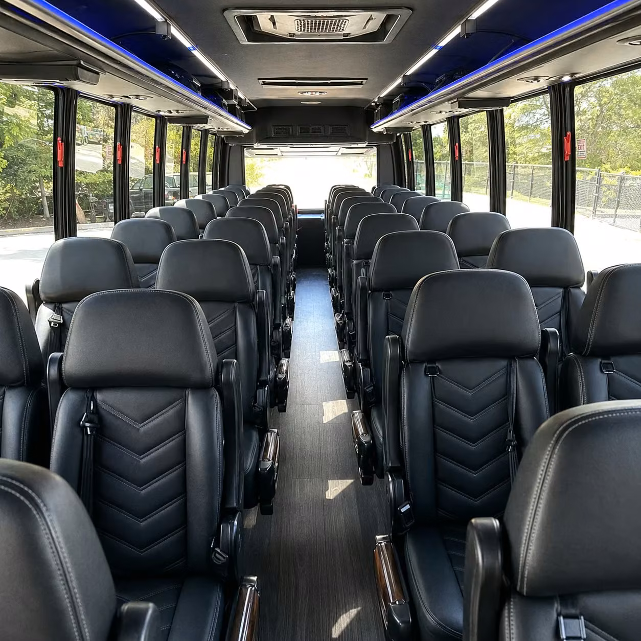 30 passenger minibus interior