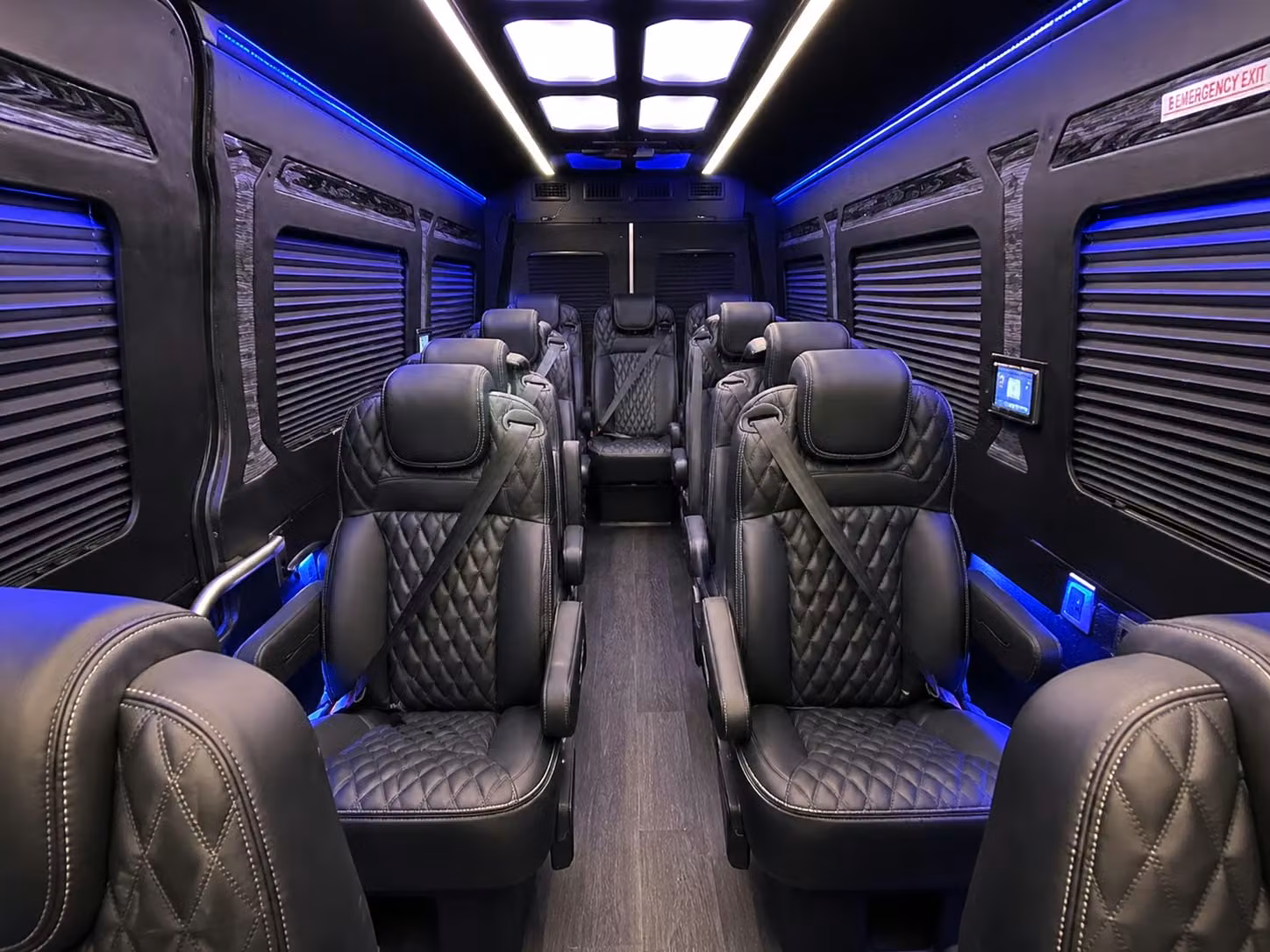 sprinter van with driver interior